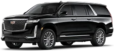 Bold black SUV at an angle, designed for space, comfort, and upscale travel.